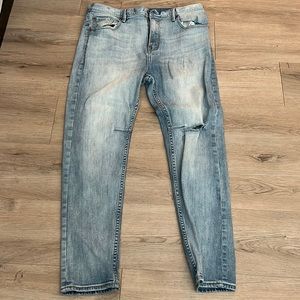 CottonOn Tapered Carrot Blue Jeans size 34